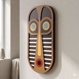 WALLXPERT Jambo - 33 x 68 Multicolor Decorative Framed MDF Painting | Eponuda.com