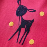  Dječja majica dugih rukava jarkoružičasta 128 | shoptok.hr