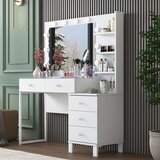 Hanah home toaletni stolić, bijeli Cijene