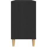 Ormarić za umivaonik crni 80 x 33 x 60 cm konstruirano drvo | shoptok.hr