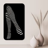 Wallity Zidna dekoracija Cross One'S Legs, 40x1.5x70 cm, 1.2 mm, Crna | ePonuda.com