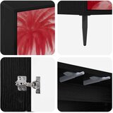  ormar AACHEN 69 x 33 x 50,5 cm Crni hrast Konstruirano drvo | shoptok.hr
