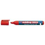  Flipchart marker 383 1-5mm, kosi vrh Edding crvena 09M383D | Eponuda.com