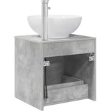  Umivaonik s policom Betonska siva 49,5 x 44,5 x 66,5 cm | shoptok.hr