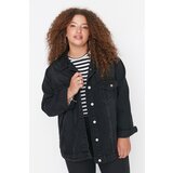 Trendyol Curve Anthracic Pocket Detailed Denim Jacket Cijene