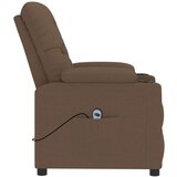  Električni naslanjač rjavo blago, (20928369) | Shoptok.si