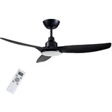 stropni ventilator z lučjo in daljincem Apeliotes Night, 132 cm, T-5558-0399