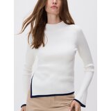 Reserved Džemper s kontrastnim porubom - krem | shoptok.hr