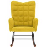  Stolica za ljuljanje žuta baršunasta | Eponuda.com
