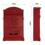 ROTTNER Poštanski sandučić ASHFORD crveni T05376 | shoptok.hr