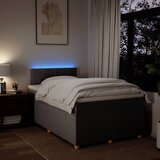  Krevet s oprugama i madracem smeđesivi 120 x 190 cm od tkanine | shoptok.hr