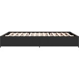  Okvir za krevet crni 135x190 cm konstruirano drvo i metal | shoptok.hr