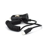 Olimp Sport Auto punjac univerzalni 2u1 (iPhone Lightning + USB slot) crni 1A Cene