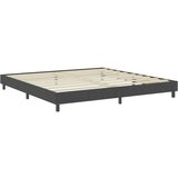 vidaXL Krevet od tkanine s oprugama tamnosivi 200 x 200 cm | shoptok.hr