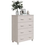 vidaXL Komoda bijela 79 x 40 x 103,5 cm od masivne borovine | shoptok.hr