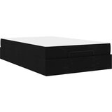  Krevetna konstrukcija Crna 120 x 190 cm tkanina | shoptok.hr