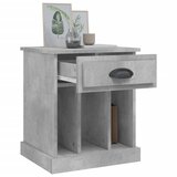  Noćni ormarići 2 kom siva boja betona 43x36x50 cm | shoptok.hr