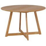 Venture Home okrugli blagovaonski stol Yakidon ⌀120 cm, boja hrasta | shoptok.hr