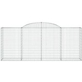  Obokane gabion košare 6 kosa 300x50x120/140 cm pocinkano železo | Shoptok.si
