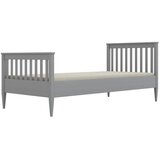 HAPPYKIDS Dječji krevet Ivan 200x90 sa lateksa madracem Siva | shoptok.hr
