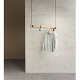 LIND DNA Zidni stalak za odjeću od punog hrasta u prirodnoj boji 80x200x4 cm Swing M – | shoptok.hr