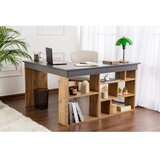 Nordure Pisalna miza v borovem dekorju 120x130 cm Vesper – | Shoptok.si