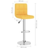  Barski stolčki 2 kosa gorčično rumeno blago, (20624545) | Shoptok.si