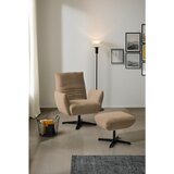 Dieter Knoll FOTELJ, rjava tekstil | Shoptok.si
