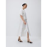 Reserved Midi suknja s vezom - bijela | shoptok.hr