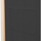 vidaXL Sobna pregrada s 5 panela od tkanine 200 x 170 x 4 cm siva | shoptok.hr