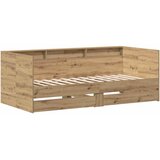 vidaXL Krevet na dan s ladicama Artisan oak Konstruirano drvo 90 x 200 cm | shoptok.hr