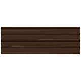 Krovni panel 12 pcs Smeđa 129 x 45 cm Pocinčani čelik - Smeđa | shoptok.hr