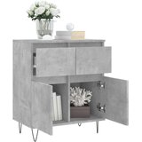  Komoda siva boja betona 60x35x70 cm od konstruiranog drva | shoptok.hr