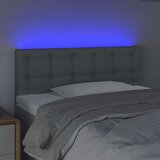  Uzglavlje svjetlosivo 80 x 5 x 78/88 cm od tkanine | shoptok.hr