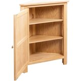  Kotna omarica 59x45x80 cm trdna hrastovina, (20706049) | Shoptok.si