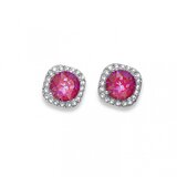 Oliver Weber ženske Precioso Red Delite Mindjuše sa Swarovski Crvenim Kristalom | ePonuda.com