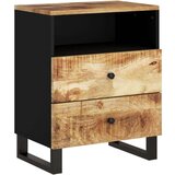  Noćni ormarić 50x33x62 masivno drvo bagrema i konstruirano drvo | shoptok.hr