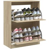 vidaXL Ormarić za cipele s 2 ladice boja hrasta 80x42x108 cm | shoptok.hr