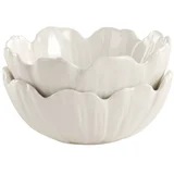 Bele porcelanaste skledice v kompletu 2 ks za solato Eira –