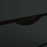 vidaXL Rolling Cabinet s predali MOSS Black Masivni les borovega lesa | Shoptok.si