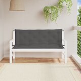 vidaXL Blazina za vrtno klop 2 kosa antracit 150x50x7cm oxford tkanina cene