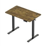 Vonhaus Električni podizni stol s USB-C punjenjem (100 x 60 cm), orahovo drvo, crna baza Cijene