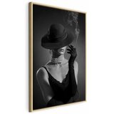  Slika - Black Elegance (1 Part) Vertical 60x90 U prirodnom drvenom okviru | shoptok.hr