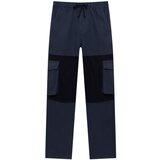 Pull&Bear Kargo hlače modra / črna | Shoptok.si
