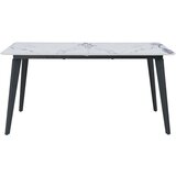 MID.YOU Jedilna Miza Alvaro Bela, Marmor | Shoptok.si