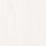 vidaXL Daljši posteljni okvir brez vzmetnice bel 180x220 cm trden les, (21369207) | Shoptok.si