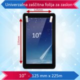 Univerzalna zaščitna folija Screenguard za 10" zaslon 225x125mm Cene