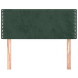  Posteljno vzglavje temno zeleno 80x5x78/88 cm žamet, (20738091) | Shoptok.si