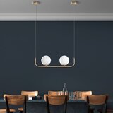 Opviq Luster Faruk-13711, 20-110cm, 2xE14, 90 cm kabel, zlatne boje | Eponuda.ba