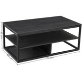 Songmics radna stolica u industrijskom stilu, 120 &times; 60 &times; 75 cm | shoptok.hr